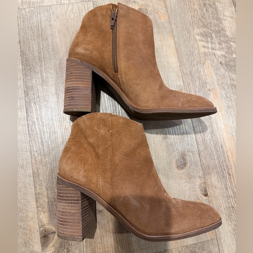 Lucky Brand Pinkton Leather Booties - Picture 3 of 4